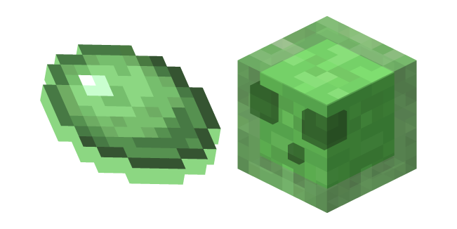 Minecraft Slime and Slimeball