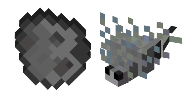 Minecraft Spawn Egg and Silverfish