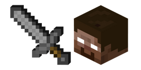 Minecraft Stone Sword and Herobrine