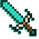 Minecraft Story Mode Jesse and Enchanted Diamond Sword pointer