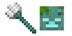 Minecraft Trident and Drowned