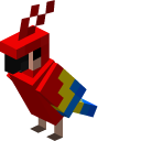 Minecraft Wheat Seeds and Red Parrot cursor