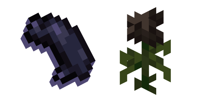 Minecraft Wither Rose and Black Dye