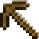 Minecraft Wooden Pickaxe and Nether Bricks pointer