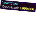 Minecraft Yeet Stick and Hint cursor