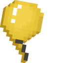 Minecraft Yellow Dye and Balloon cursor