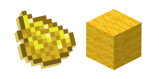Minecraft Yellow Dye and Wool 