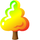Minimal Autumn Tree cursor