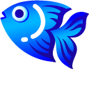 Minimal Bluefish cursor