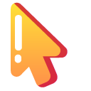 Minimal Gradient Conch Shell pointer