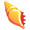 Minimal Gradient Conch Shell cursor
