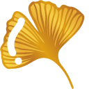 Minimal Gradient Golden Ginkgo Leaf cursor