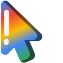 Minimal Gradient Google Logo pointer