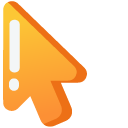 Minimal Gradient Lightning Bolt pointer