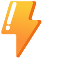 Minimal Gradient Lightning Bolt cursor