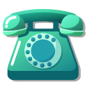 Minimal Gradient Old Telephone cursor
