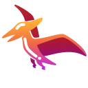 Minimal Gradient Pterodactyl cursor