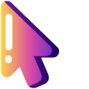 Minimal Gradient Purple Pigeon pointer