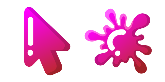 Minimal Gradient Red Pink Blot