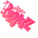 Minimal Gradient Red Pink Bratz Logo cursor