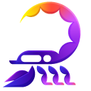 Minimal Gradient Scorpion cursor