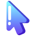 Minimal Gradient Seahorse pointer