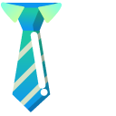 Minimal Gradient Tie Teal cursor