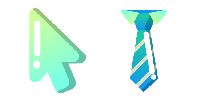Minimal Gradient Tie Teal