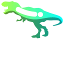 Minimal Gradient Tyrannosaurus Rex cursor