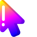 Minimal Gradient Unicorn pointer