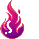 Minimal Pink Flame cursor