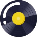 Minimal Vinyl Record cursor
