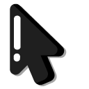 Minimal Batman Logo pointer