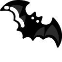 Minimal Black Bat cursor