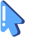 Minimal Blue Heart pointer