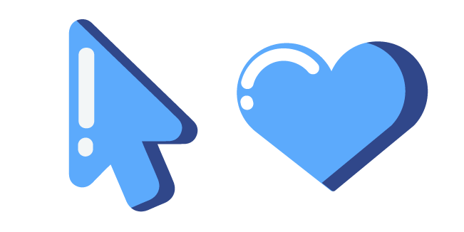 Minimal Blue Heart