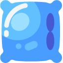 Minimal Blue Pillow cursor