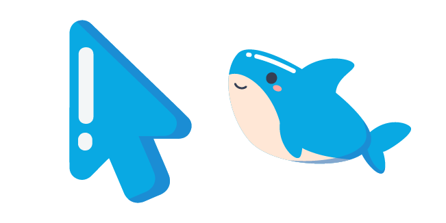 Minimal Blue Shark
