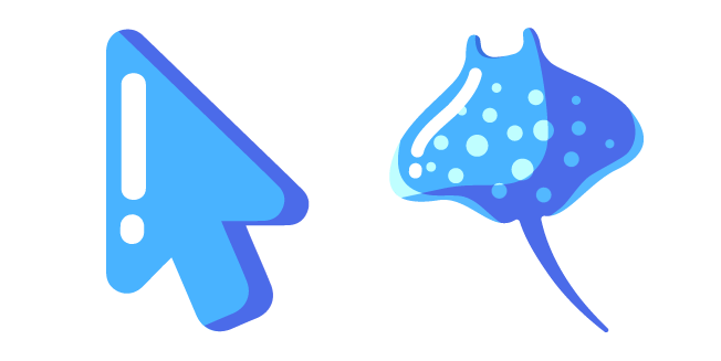Minimal Blue Stingray