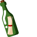 Minimal Bottle with Message cursor