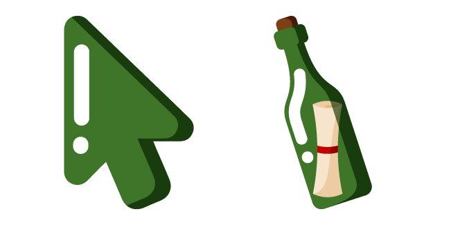 Minimal Bottle with Message