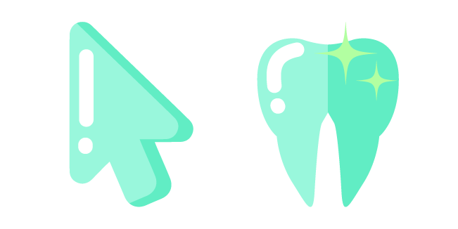 Minimal Cyan Tooth