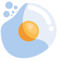 Minimal Egg White and Yolk cursor