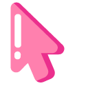 Minimal Flamingo Swim Ring pointer