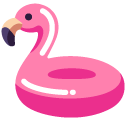 Minimal Flamingo Swim Ring cursor