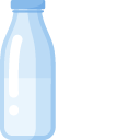 Minimal Glass Milk Bottle cursor