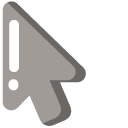 Minimal Gray Shuriken pointer