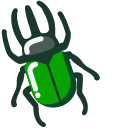 Minimal Green Beetle cursor