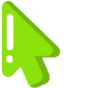 Minimal Green Cotton Candy pointer