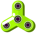 Minimal Green Fidget Spinner cursor